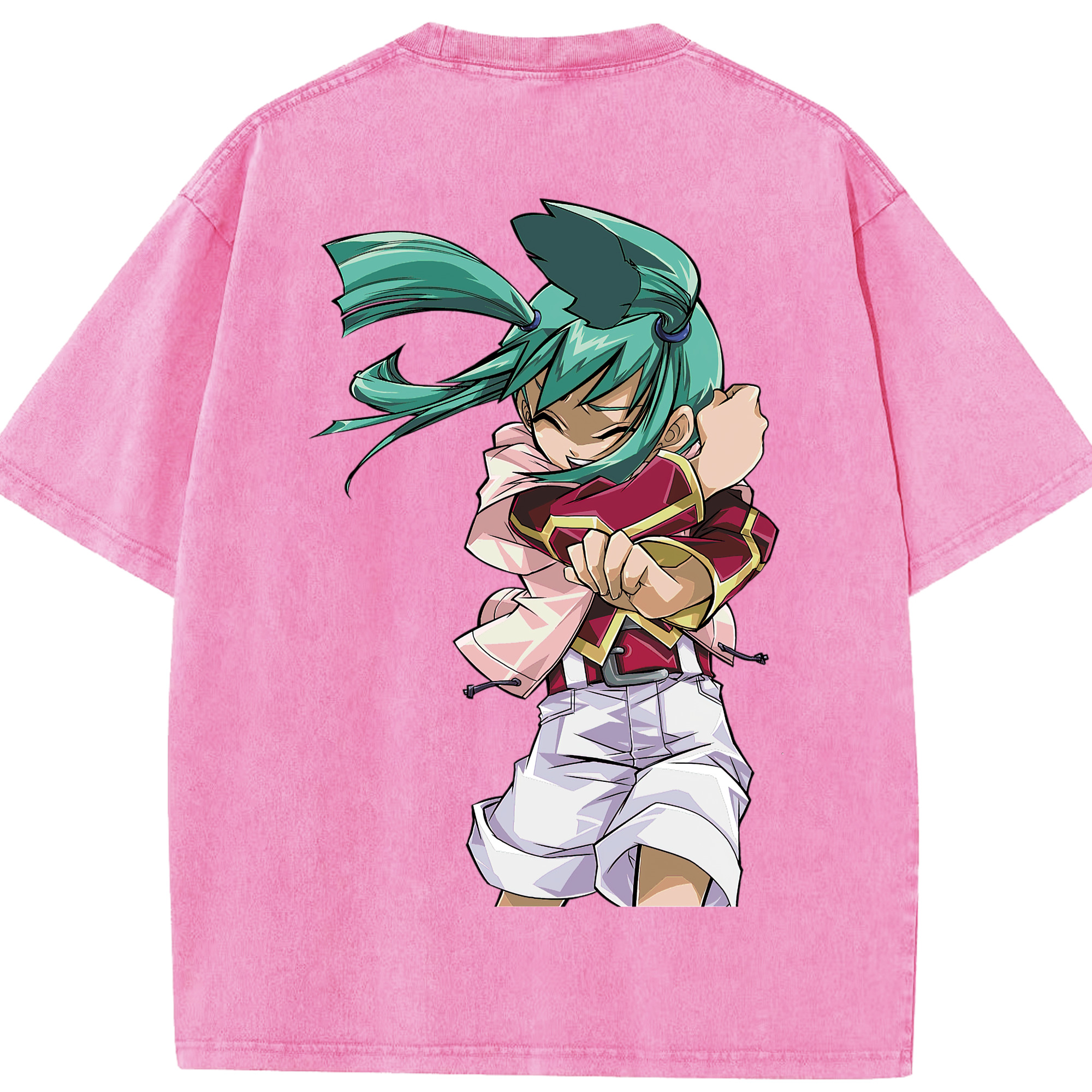 （画像用） 遊☆戯☆王 Yu-Gi-Oh! 綿100% ヴィンテージ風 半袖Tシャツ（背面プリント）